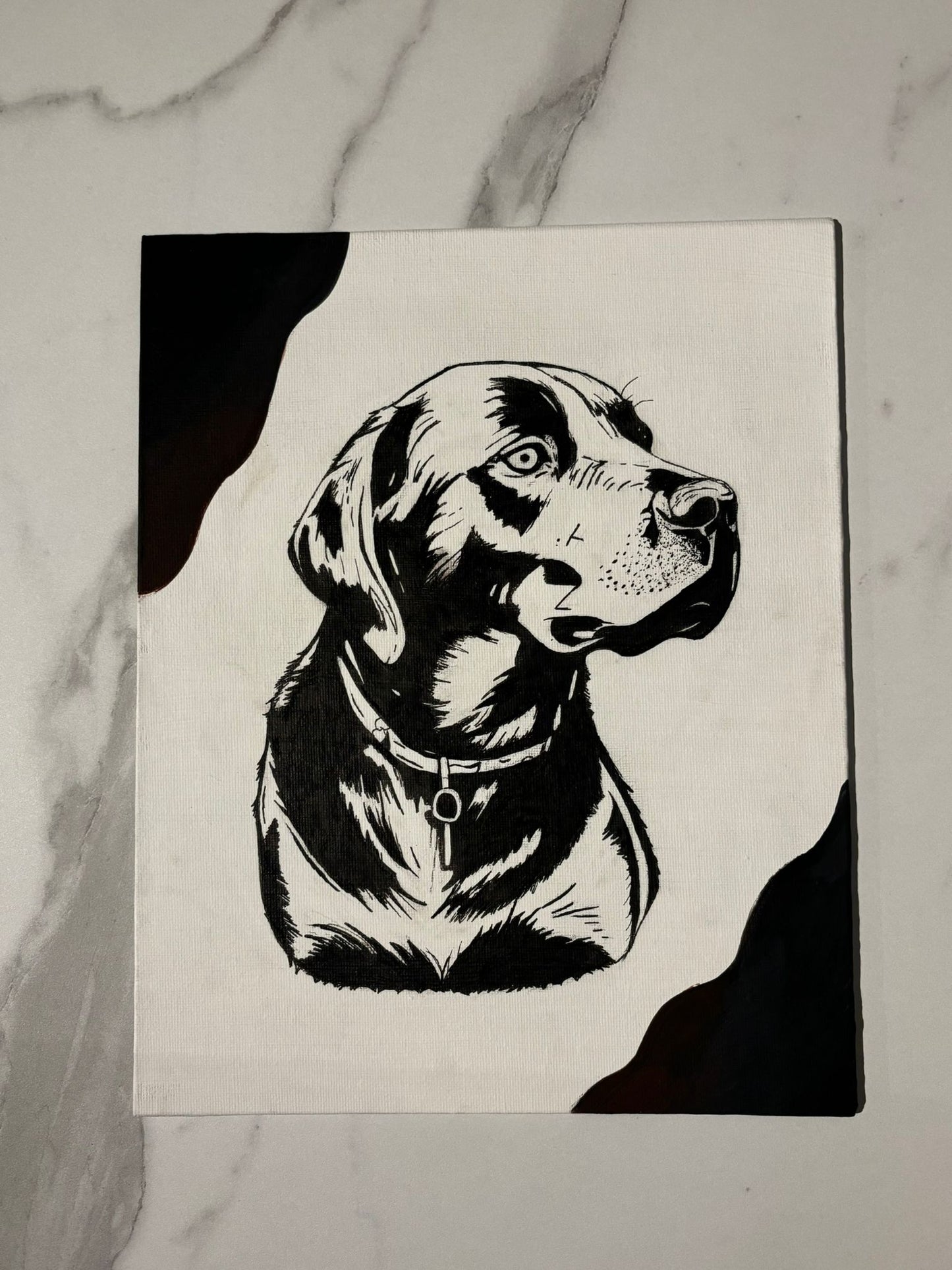 WITHOUT CORNERS | Custom Dog or Animal Portrait | 24x30cm