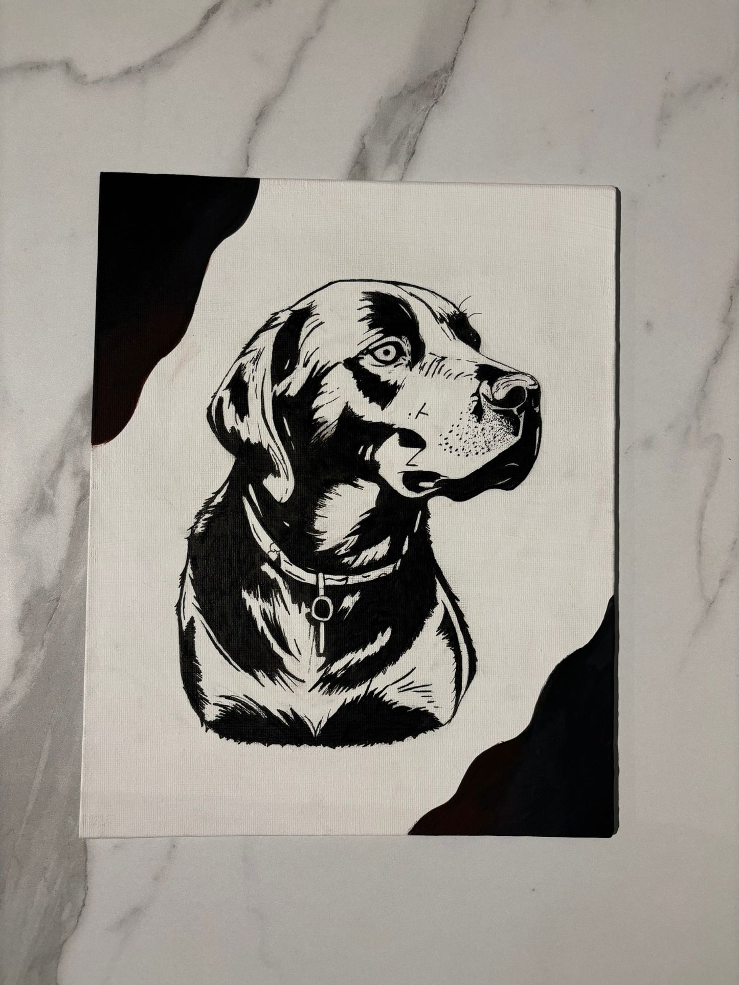 WITHOUT CORNERS | Custom Dog or Animal Portrait | 24x30cm