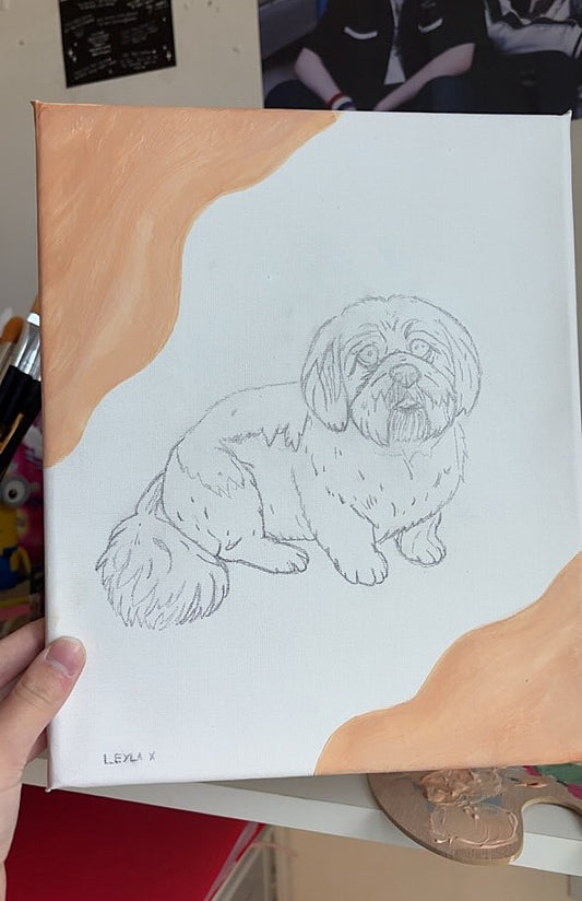 Custom Dog Portrait | 24x30cm |