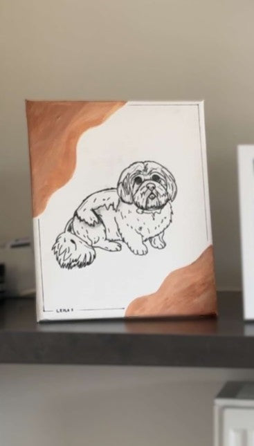 Custom Dog Portrait | 24x30cm |